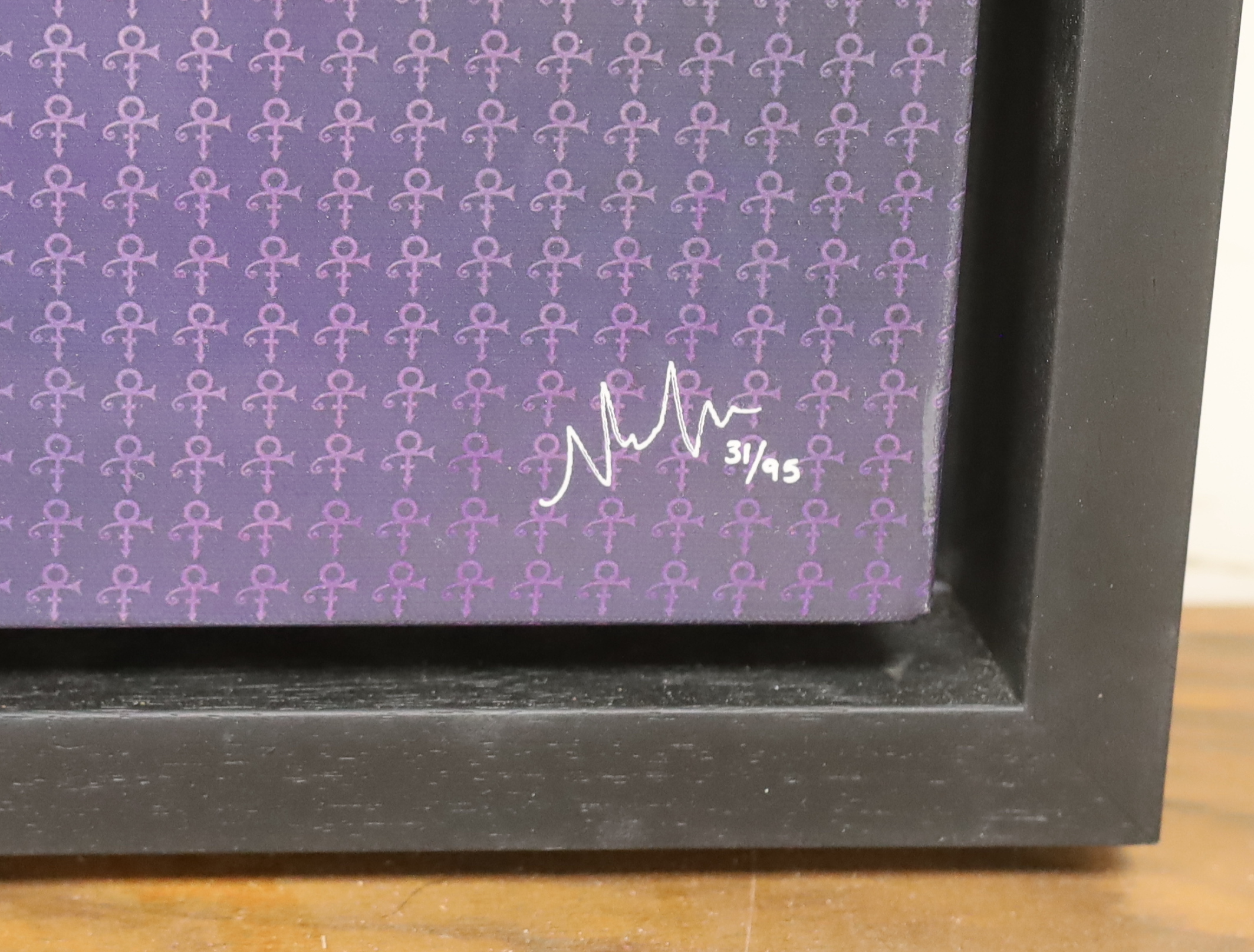 Nick Holdsworth (Modern British) 'When doves cry' signed limited edition print with certificate of authenticity, 96.5cm high x 71cm wide